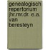 Genealogisch repertorium Jhr.Mr.Dr. E.A. van Beresteyn