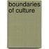 Boundaries of culture