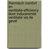 Thermisch comfort en ventilatie-efficiency door inducerende ventilatie via de gevel door P.J.W. van den Engel