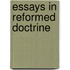 Essays in reformed doctrine