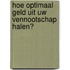 Hoe optimaal geld uit uw vennootschap halen?
