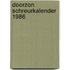 Doorzon schreurkalender 1986