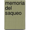 Memoria del Saqueo door F.E. Solanas