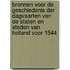 Bronnen voor de geschiedenis der dagvaarten van de staten en steden van Holland voor 1544