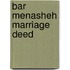 Bar menasheh marriage deed