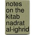 Notes on the kitab nadrat al-ighrid