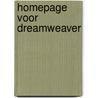 Homepage voor Dreamweaver door Onbekend