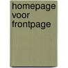 Homepage voor Frontpage door Onbekend