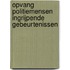 Opvang politiemensen ingrijpende gebeurtenissen