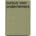 Cursus voor ondernemers