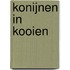 Konijnen in kooien
