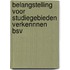 Belangstelling voor studiegebieden verkennnen bsv