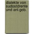 Dialekte von sudostdrente und anl.geb.