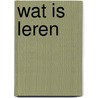 Wat is leren door Joseph Diemer
