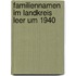 Familiennamen im landkreis leer um 1940