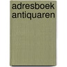 Adresboek antiquaren door Onbekend