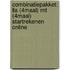 Combinatiepakket: LLA (4maal) RNT (4maal) Startrekenen online