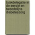 Taakdelegatie in de eerste en tweedelijns diabeteszorg