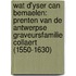 Wat d'yser can bemaelen: prenten van de Antwerpse graveursfamilie Collaert (1550-1630)