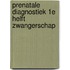 Prenatale diagnostiek 1e helft zwangerschap