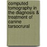 Computed tomography in the diagnosis & treatment of canine tarsocrural