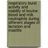 Respiratory burst activity and viability of bovine blood and milk neutrophils during different stages of lactation and mastitis
