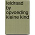 Leidraad by opvoeding kleine kind