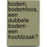 Bodem, bodemloos, een dubbele bodem - een hoofdzaak? door A.M.C. van der Geld