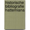 Historische bibliografie hattemiana door Veldkamp