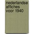 Nederlandse affiches voor 1940