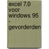 Excel 7.0 voor Windows 95 - gevorderden