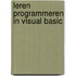 Leren programmeren in Visual Basic