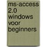 Ms-access 2.0 windows voor beginners