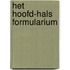 Het hoofd-hals formularium