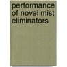 Performance of novel mist eliminators door Verlaan