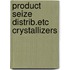 Product seize distrib.etc crystallizers