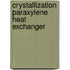 Crystallization paraxylene heat exchanger