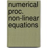 Numerical proc. non-linear equations door Yang Guang