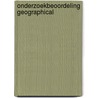 Onderzoekbeoordeling geographical door Onbekend