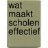 Wat maakt scholen effectief