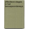 Effectieve stages in het beroepsonderwys door Nicholas Meyer