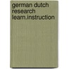 German dutch research learn.instruction door Beukhof