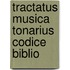 Tractatus musica tonarius codice biblio