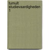 Tumult Studievaardigheden 1 door Corrie van den Berg