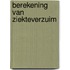 Berekening van ziekteverzuim