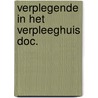 Verplegende in het verpleeghuis doc. by Jan van Daalen