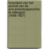 Inventaris van het archief van de Sint-Amandusparochie te Iddergem (1648-1927) door M. Tuyls