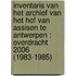 Inventaris van het archief van het hof van Assisen te Antwerpen : overdracht 2006 (1983-1985)