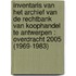 Inventaris van het archief van de rechtbank van koophandel te Antwerpen : overdracht 2005 (1969-1983)