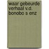 Waar gebeurde verhaal v.d. bonobo s enz